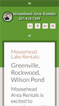Mobile Screenshot of mooseheadarearentals.com